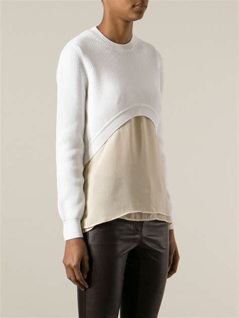 white givenchy sweater|More.